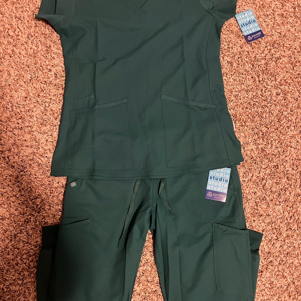 Green Women's Scrub Jogger Set